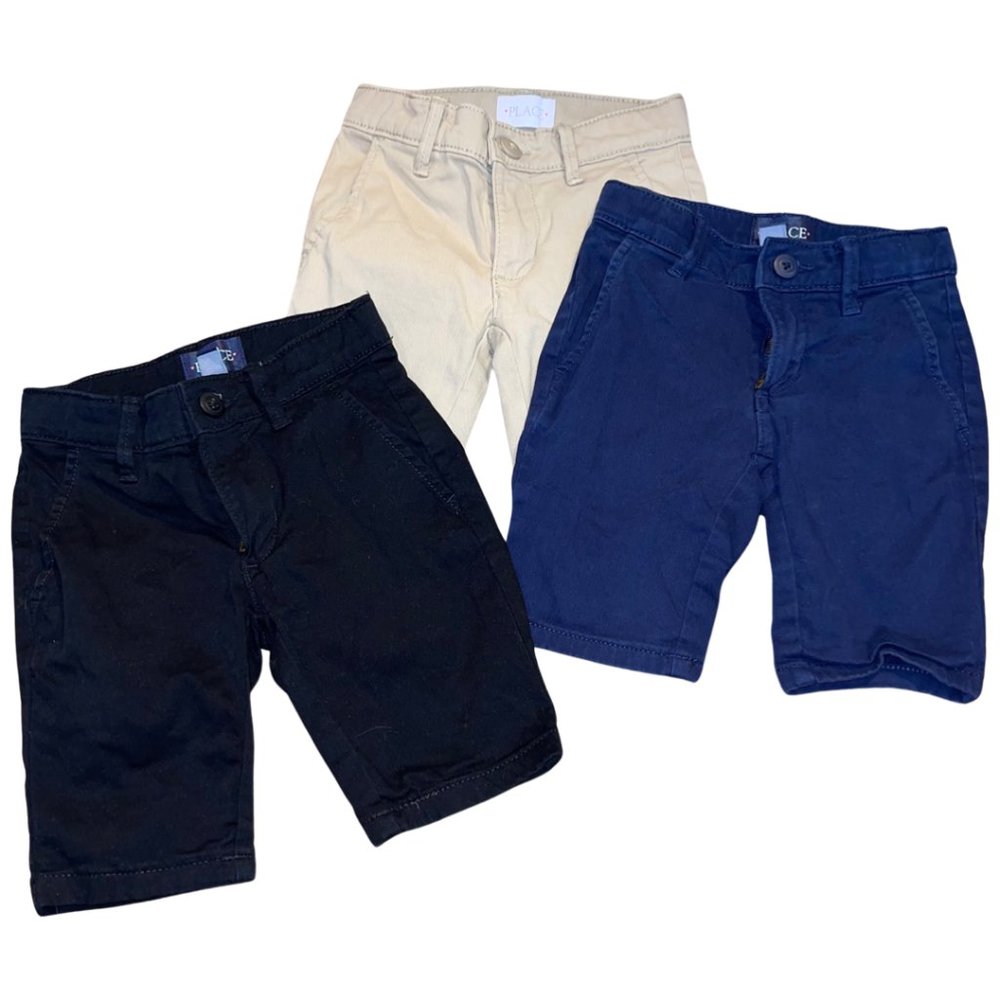 Girl's Children Place School Uniform Shorts, Lot of 3